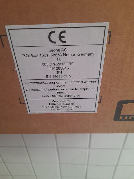 Grohe Waschbecken Lixil - Modernes, Hygienisches Keramik Waschbecken für Gäste