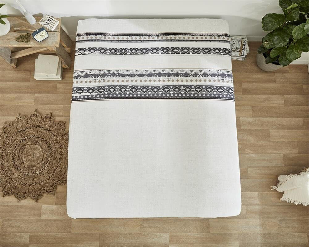 Sleeptime Dreamhouse Spannbettlaken, Baumwolle, Skandinavisches Motiv, 90 x 200