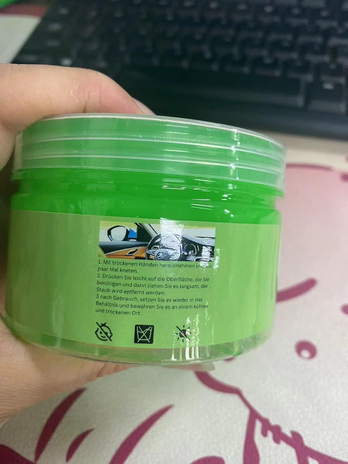 Reinigungsgel für den Innenraum Weicher und Flexibler Staubreinige 200g