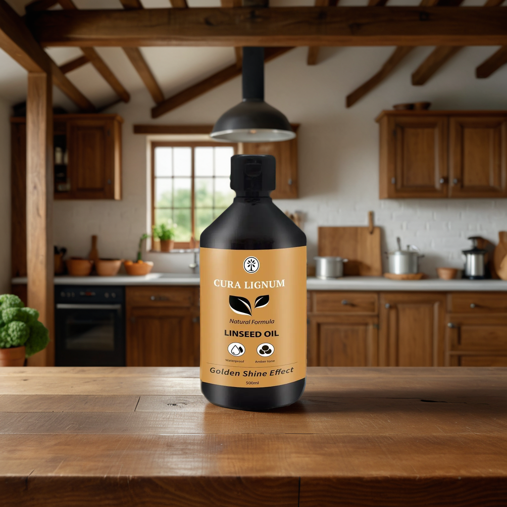 CURA LIGNUM Holzo 500 ml I Effektiver und Lang anhaltender Glanz mit ätherischem
